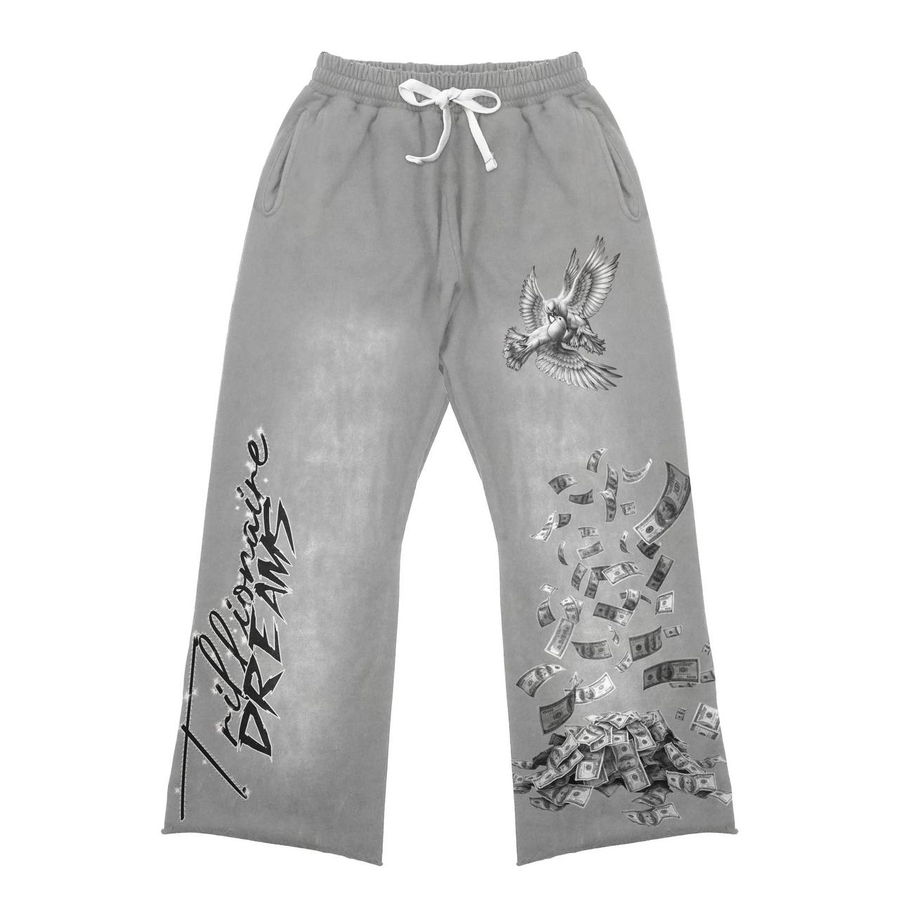 Trillionaire Dreams Grey "Manifest" Tracksuit Set