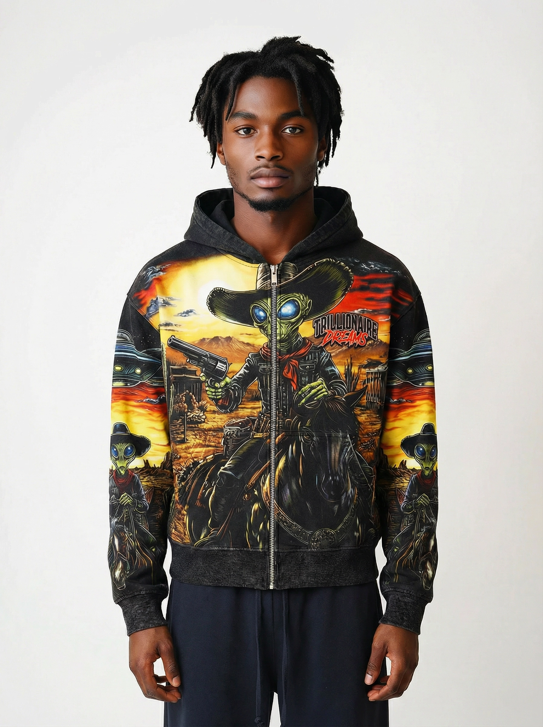 Trillionaire Dreams "Interstellar Outlaw" Zip-Up Hoodie