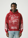 Trillionaire Dreams Red "Dead Wealth" Hoodie