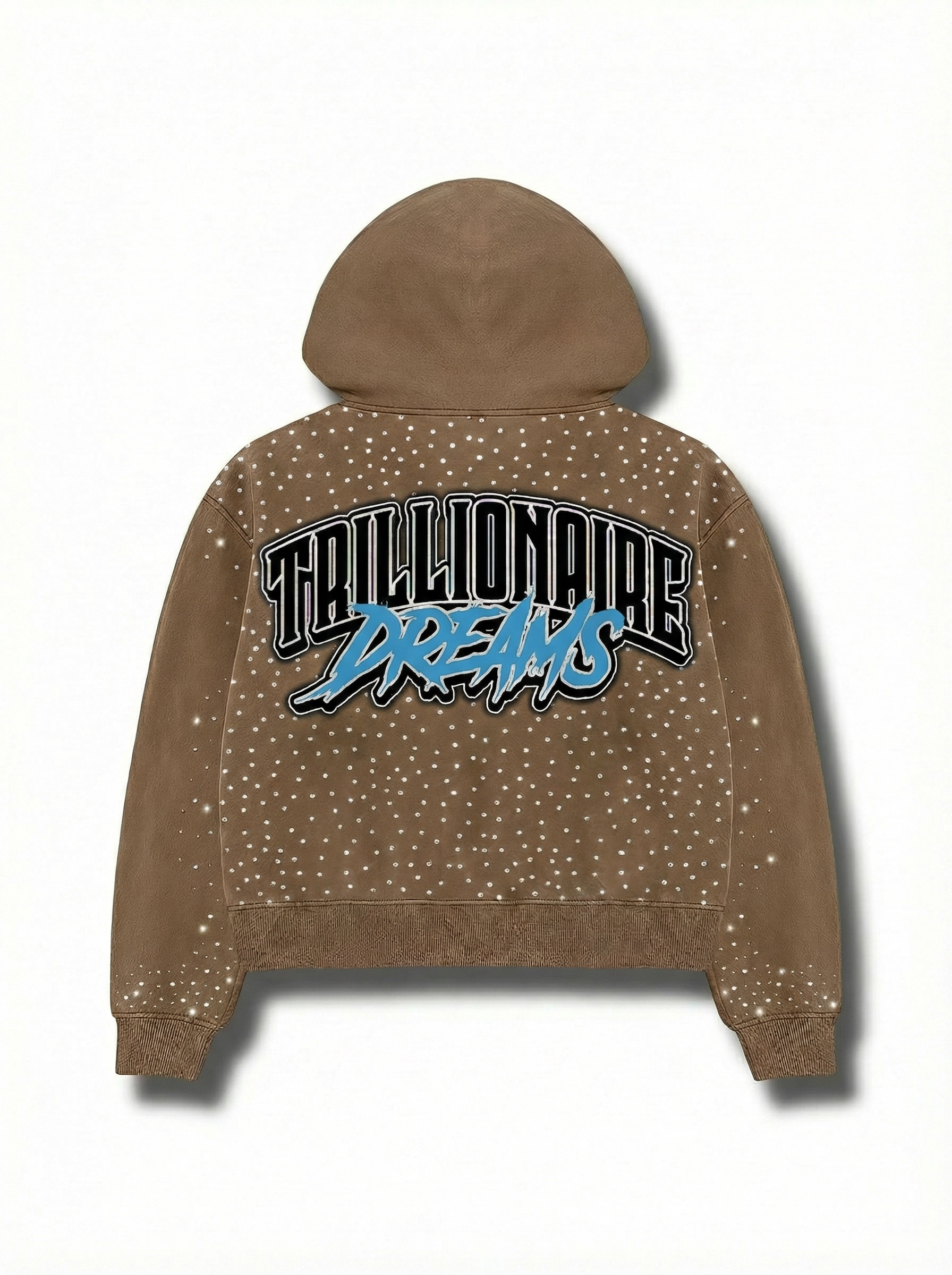 Trillionaire Dreams Brown "Abduction" Zip-Up Hoodie