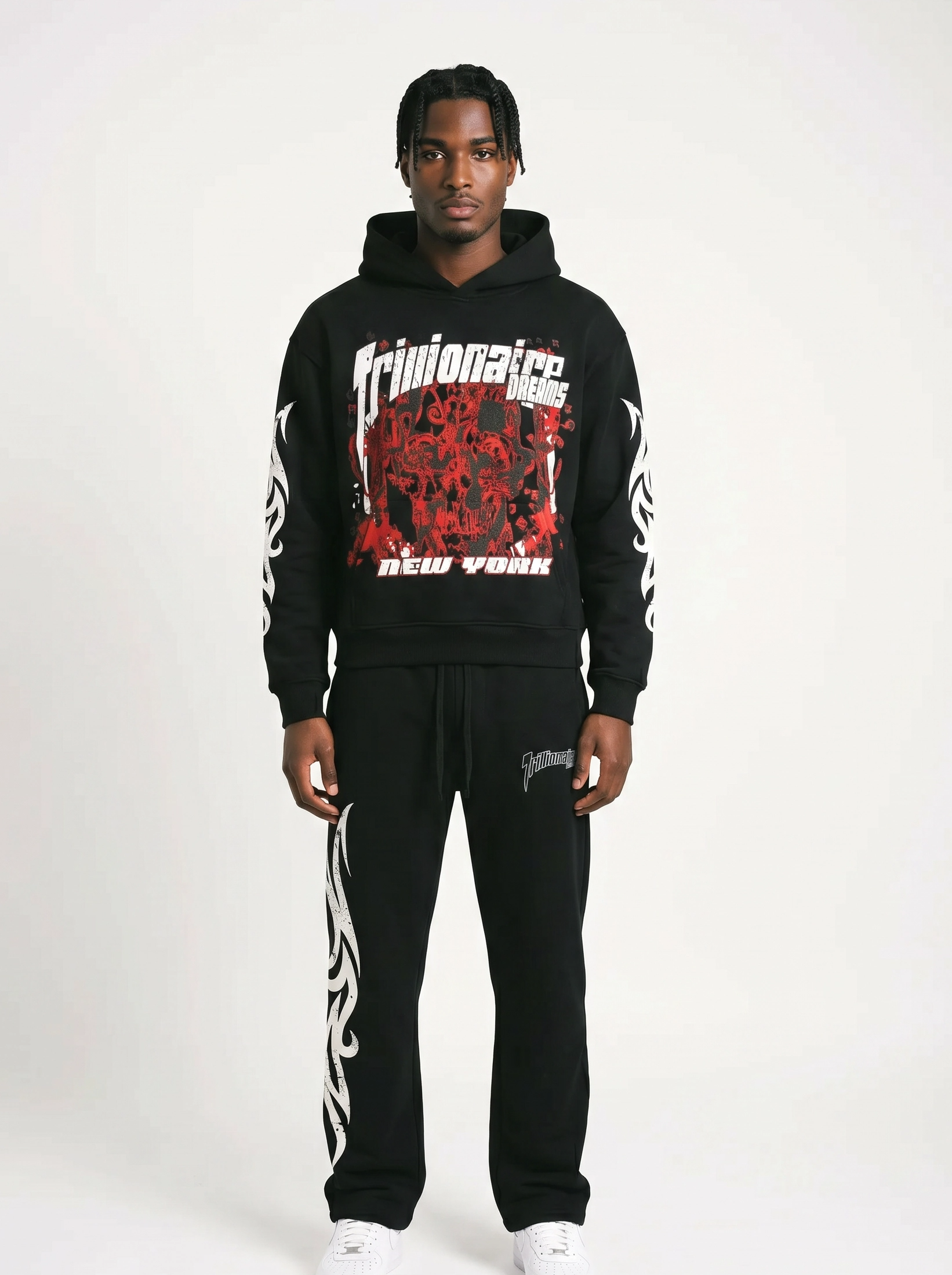 "Obsidian Black" NYC Tribal Tracksuit Set