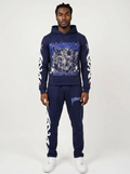 Trillionaire Dreams "Midnight Navy" NYC Tribal Tracksuit Set