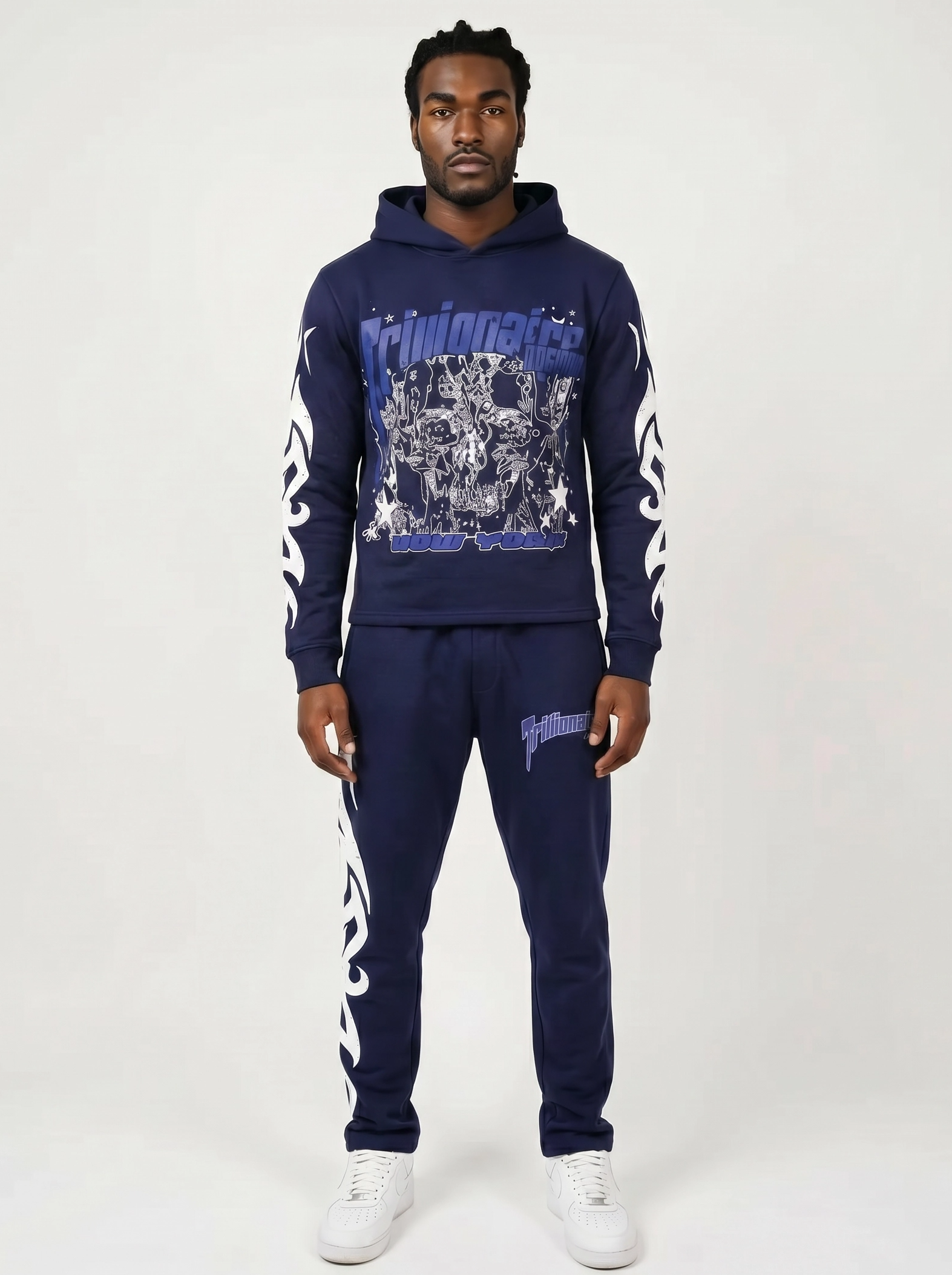 Trillionaire Dreams "Midnight Navy" NYC Tribal Tracksuit Set