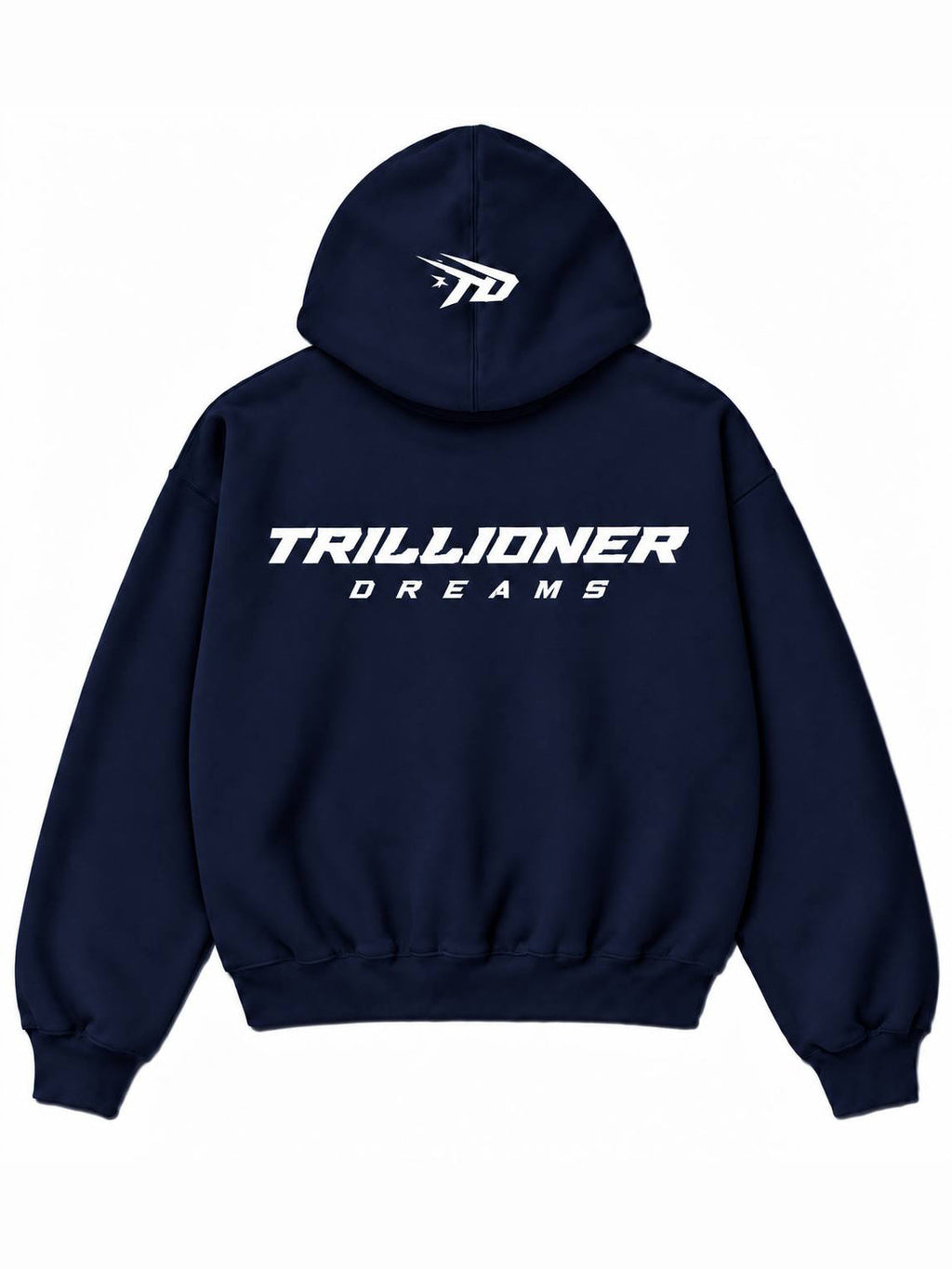 Trillionaire Dreams 2-Piece Heavyweight Sweatsuit Set – Navy Blue