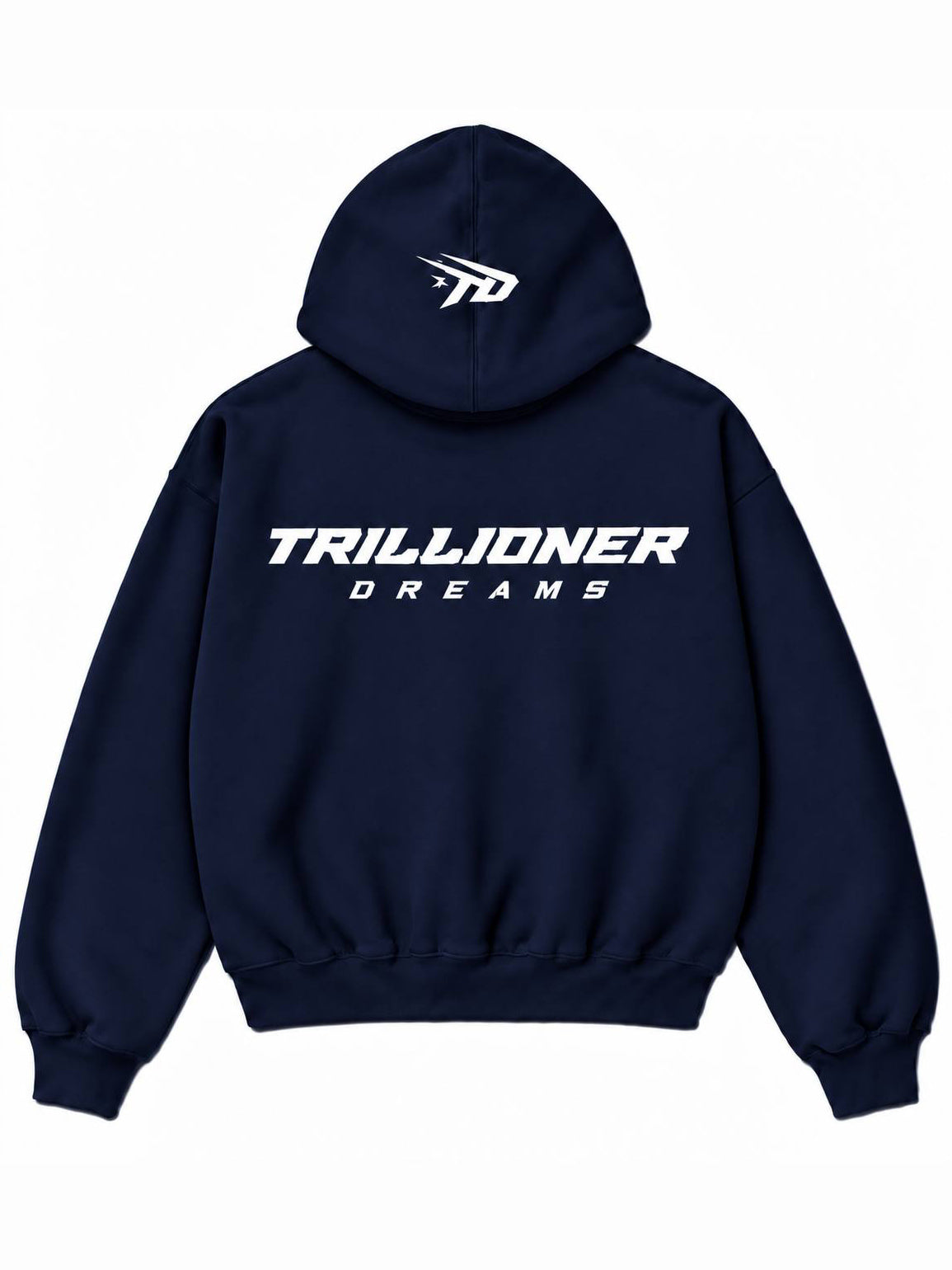 Trillionaire Dreams 2-Piece Heavyweight Sweatsuit Set – Navy Blue